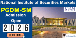 NISM PGDMSM Admission 2026 28 Open
